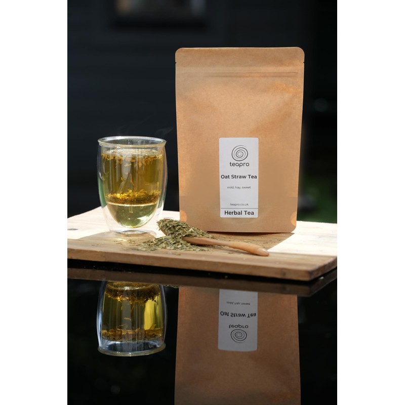 Teapro Oat Straw Loose Leaf Herbal Tea 100g | Premium