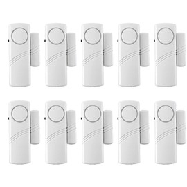 10 Pack Window Door Alarm, Door Alarms for Kids Safety, Alarm System for Home Security, Door Open Alarm Sensors for Home, Bedroom, Garage, Apartment, Dorm, RV and Office