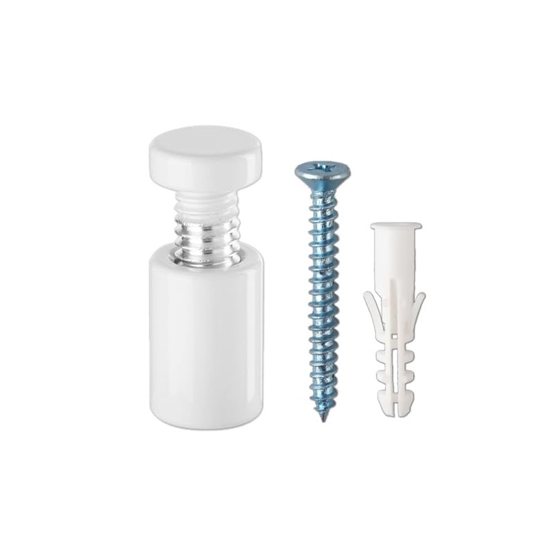 Sign Standoff 1/2" x 3/4", Solid Aluminum Sign Standoff Screws