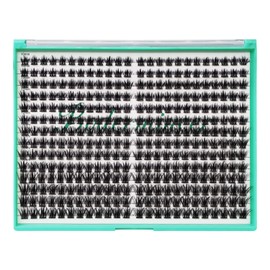 Bodermincer XXXL Tray 336PCS D Curl Cluster Lashes 10-12-14-16mm Mixed Length DIY Eyelashes Extension at Home (M02-D Curl 10-12-14-16mm Mixed)