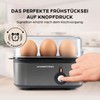 GOURMETmaxx Eierkocher für 3 Eier | Egg Boiler mit Eierstecher