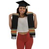 CLERKMANS Ready to Customize Graduation Kente Stole, Handwoven Kente Sash