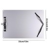 Aupawdy Clipboard A4, Aluminium Clipboard with 160 cm Adjustable Shoulder