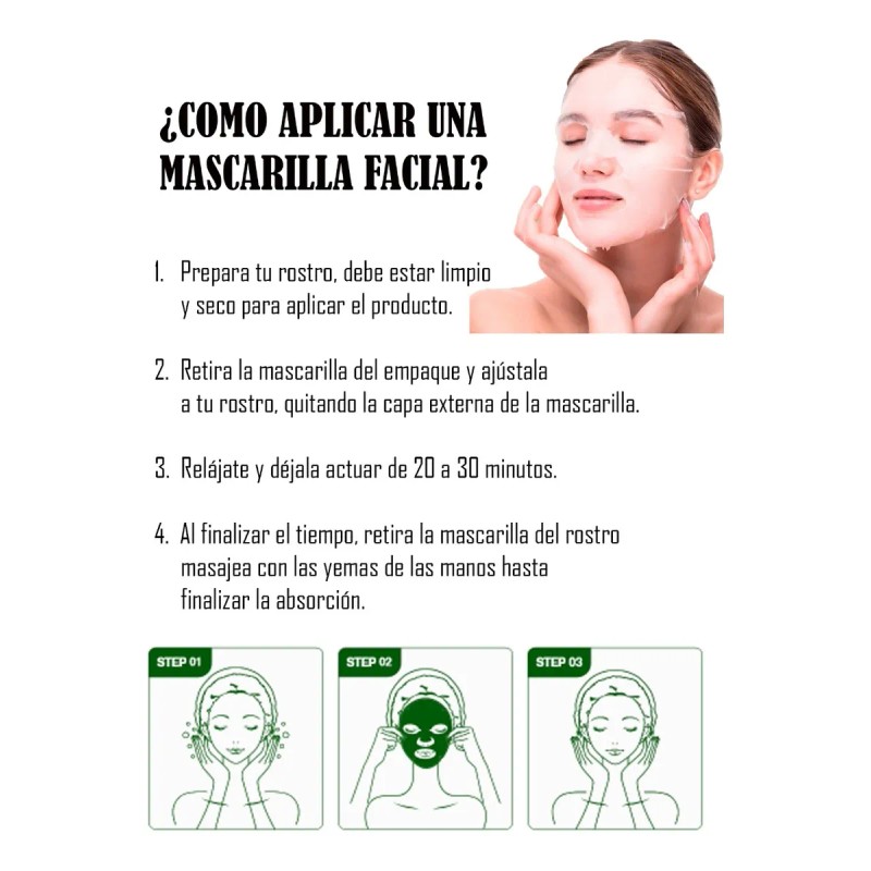 Pack 5 Mascarillas Coreanas Im Real