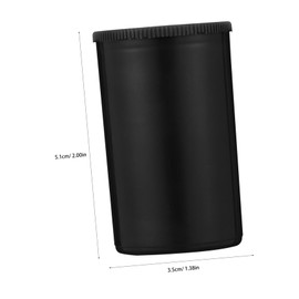 Operitacx 20 Stück Leere Filmdosen mit Schwarze Weiße Kunststoffkanister zur Aufbewahrung von Filmrollen Kleinen Zubehörteilen für Fotografen Hobbyisten