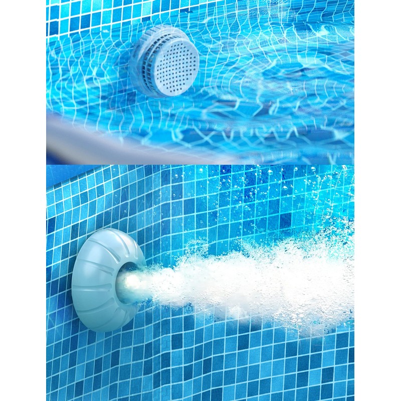 POOLHACKER Pool Filter Part Kit Set (Plunger Valve, Split Hose