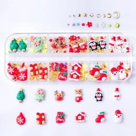 (Christmas Parts Set Christmas Parts Set - 01)Christmas Nail Parts Set Christmas Parts Nail Stud Nail / (크리스마스파츠세트 크리스마스 파츠세트 - 01)크리스마스 네일파츠세트 크리스마스파츠 네일스터드 네일