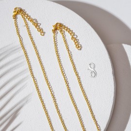 Operitacx Double Opening Lobster Clasp, Necklace Shortener with Closed Jump Rings, Extender Clasps and Closures for Necklace, Bracelet Or Jewelry