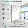POWERENG Bathroom Exhaust Fan with Light,11.8 in Panel,12W Square LED,141