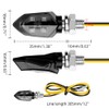 LOPHE Pack of 4 LED Motorcycle Indicators, 12 V Motorcycle
