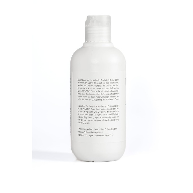 Tatmetics Clean 250 ml Cleansing Gel for Tattooed Skin Gentle