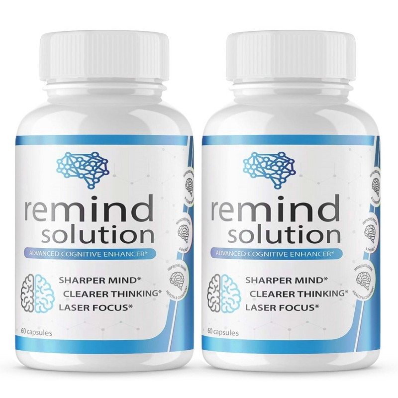 Remind Solution Advanced Cognitive Enhancer Dietary Pills (120 Capsules) 2