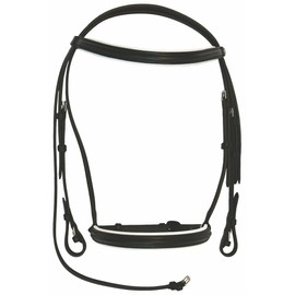 Henri De Rivel Dressage Bridle Cob Blk/Wht