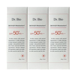 Dr. Bio Sun Moisturizer 100ml (SPF50+) 3 pieces JJ Mall / 닥터바이오 선 모이스처라이저 100ml(SPF50+) 3개  JJ몰