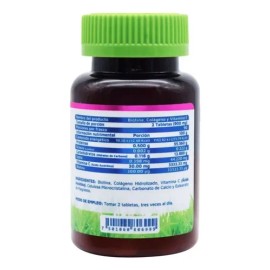 Biotina, Colágeno Y Vitamina C 180 Tabletas Vidanat                                                                                                   