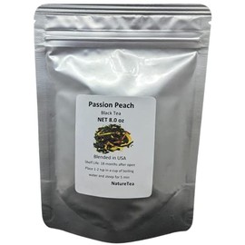 Passion Peach Black Tea - Loose Leaf Black Tea Blend from 100% Nature (2 oz)