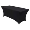 JIAHU Spandex Stretch Table Cover Cloth 5ft Foot Rectangular Fit