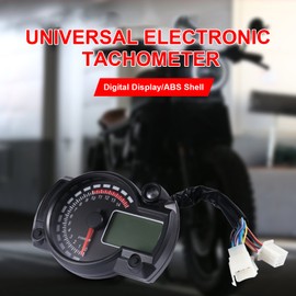 Motorcycle Electronic Tachometer Universal Digital Meter Modified Motorcycle Speedometer