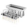 20Pcs Stainless Steel Popsicle Molds and Rack with Brush Square