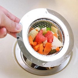 3 Pieces Sink Strainer Kitchen Sink Hair Strainer Shower Sink Strainer Stainless Steel Outer Diameter 11.5 cm Inner Diameter 7 cm Depth 2.2 cm