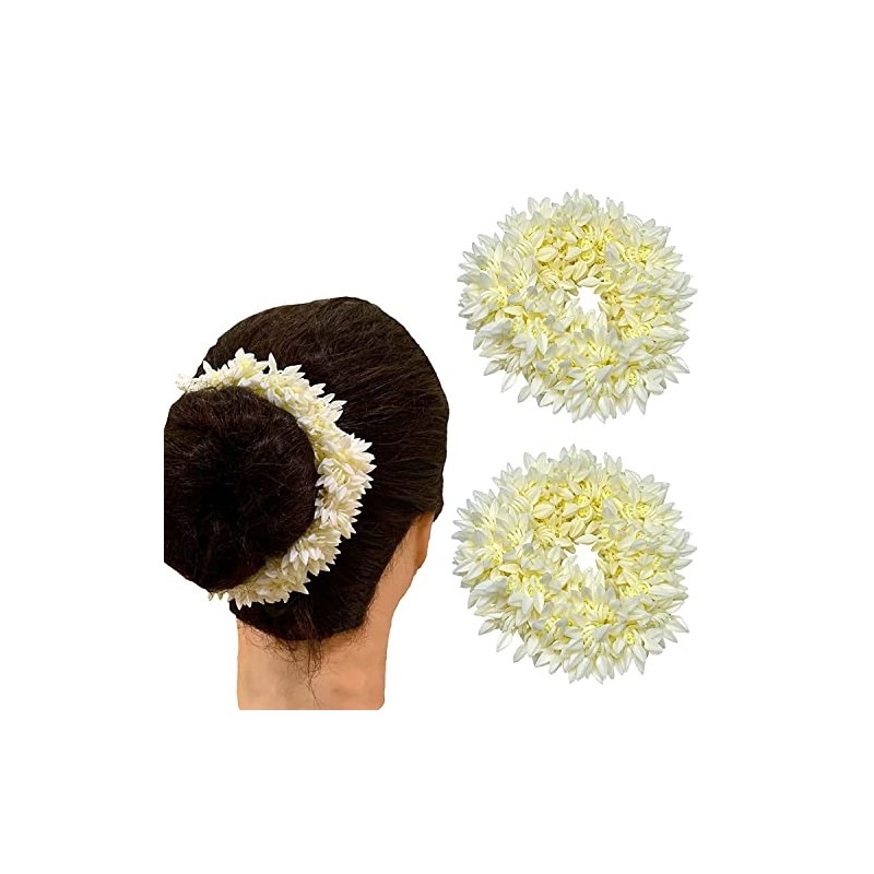 Pam Herbals Gajra Hair Accessory - Mogra Jasmine Scented Hair