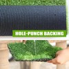 Homietina Artificial Grass Rug 0.8 Inch Pile Height 2FTX36FT Indoor