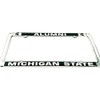 MSU Michigan State Spartans Alumni License Plate Chrome Frame Thin