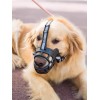 Unbranded Reflect Muzzle Adjustable Dog Mouth Cover Black Size 4/6（Note