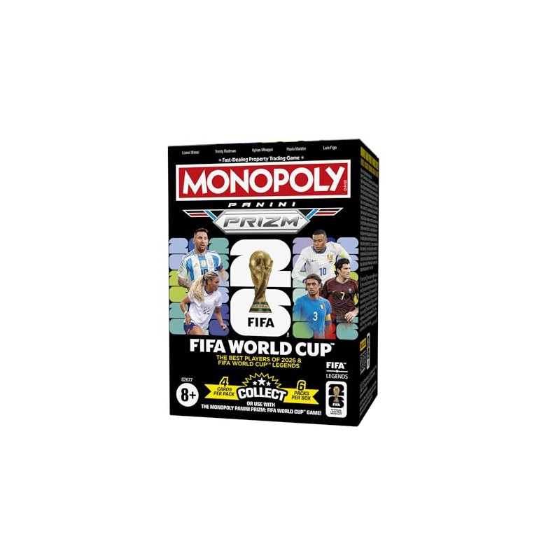 Monopoly Hasbro Games Juego de Cartas Panini Prizm Copa Mundial