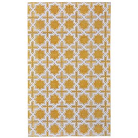 Feizy Rugs Granada Area Rug, 5' x 8', Lemon