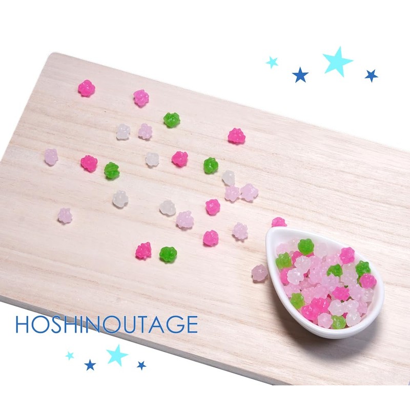 HOSHINOUTAGE Konpeito Japanese Star Sugar Candy 7oz [198g] (Sakura)