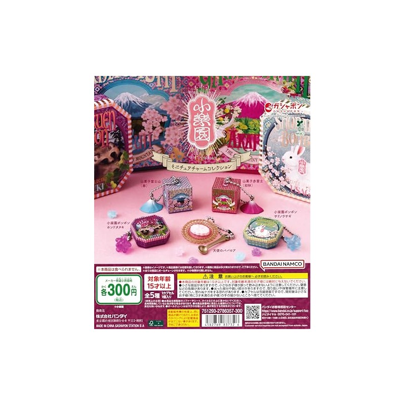 Kogakuen Miniature Charm Collection (Complete Set of 5 Types) Gacha