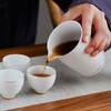 Portable Ceramic Tea Cup Set: Porcelain Teapot Set with Tea