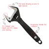Proferred Plumbing Adjustable Wrench, Black Phosphate Finish, 4 Available Size