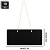 10pcs Chalk Board, Small Chalkboard Signs Erasable Wooden Rectangle with