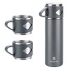 Vacuum Insulated Flask 700ml/23.6oz Stainless Steel Thermo Bottle with Cup