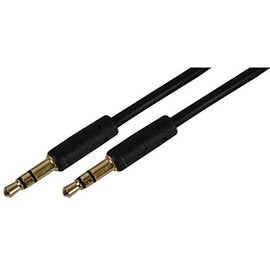 Pro Signal PSG3068-7.5M Slim 3.5mm Stereo Jack Plug to Plug Lead, 7.5m, Black