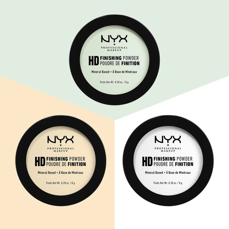 Polvo De Acabado Nyx Professional Makeup Hd Verde Menta