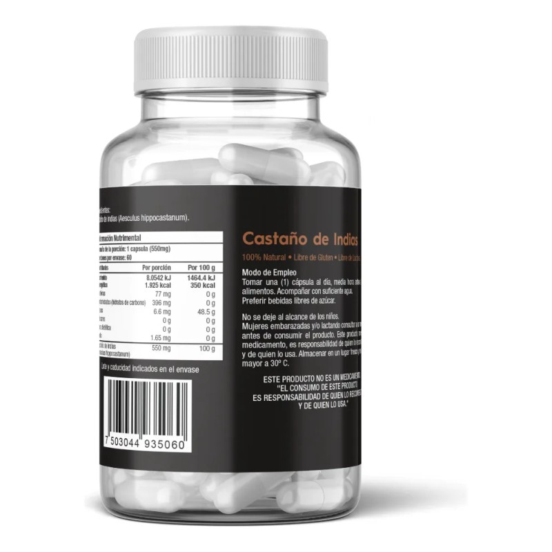 Suplemento 60 Cap. Para Varices, Circulación, Desintoxica