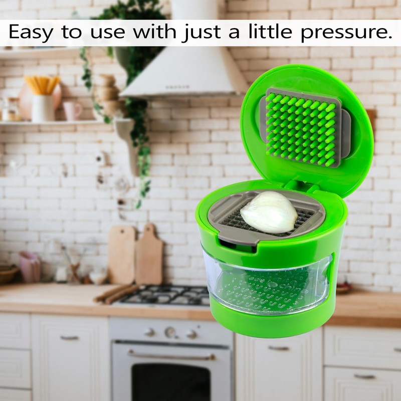 Tabanzhe Garlic Press Crusher-Mini Garlic Dicer Chopper Garlic Cutter Mincer