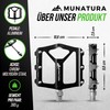MUNATURA Bicycle Pedals Mountain Bike - Robust MTB Pedals Ensure