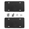 Performance Tool W1295 Black Silicone License Plate Frames (Pack of
