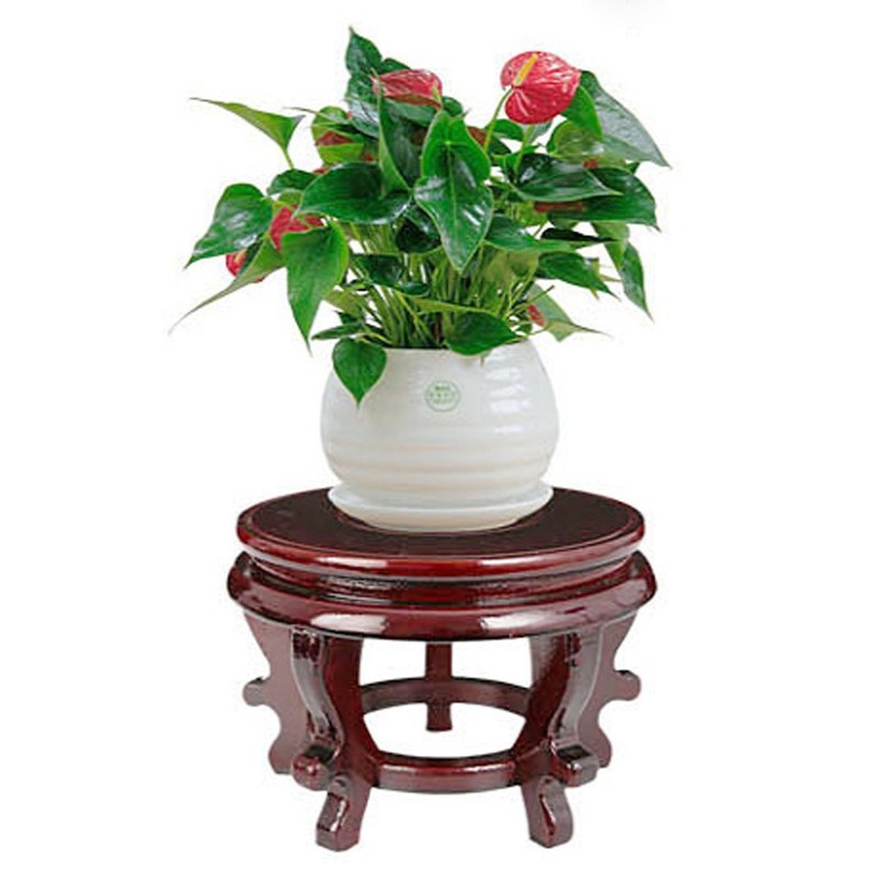 Rluii Chinese Display Stands Hand-Crafted Rosewood Oriental Vase Stand accessories