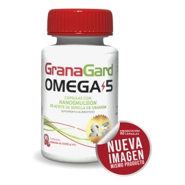 Granagard Nanomulsion Omega 5 Aceite De Granada 90 Capsulas Sabor Sin Sabor