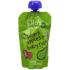 Ella's Kitchen Stage 1 Organic Apple and Pear Baby Rice (Pack of 7)