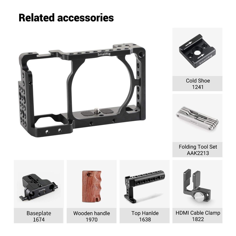 SMALLRIG a6300 Cage for Sony a6300 / a6000 with Built-in