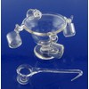 Melody Jane Dollhouse Glass Cups & Ladle Miniature Dining Table