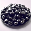 SigMntun Polished Obsidian Crystals - 72 pcs, 0.5" Handpicked Tumbled