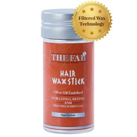 The Fab Hair Wax Stick for Women No Residue Scent Free Wax Stick for Hair Bun Maker –Tame Flyways, Non-Greasy Anti Frizz, All Day Hold, Pomade Edge Control Hair Stick Wax for Women & Kids