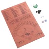 Baseball Dice Board Game Wooden Fun Baseball Battle Table Game